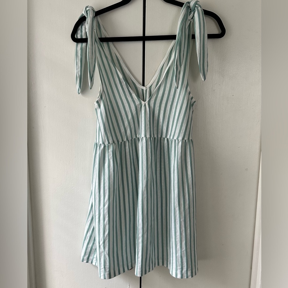 Stripe Swimsuit Coverup Babydoll - Picture 5 of 6